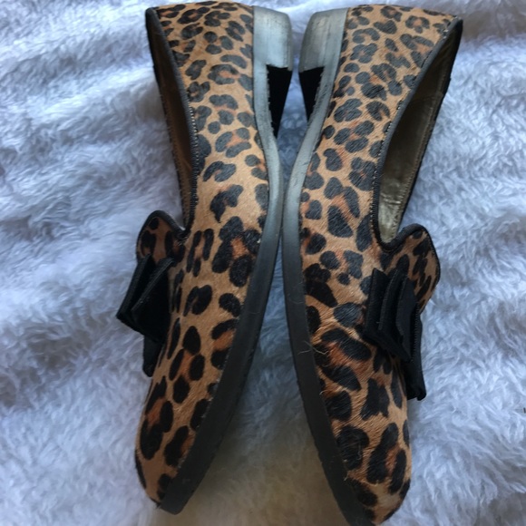 Leopard print w/grosgrain bow hairlike material - Picture 7 of 8